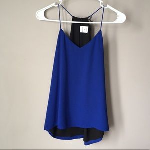 NWT Blue & Black Express reversible Barcelona Cami